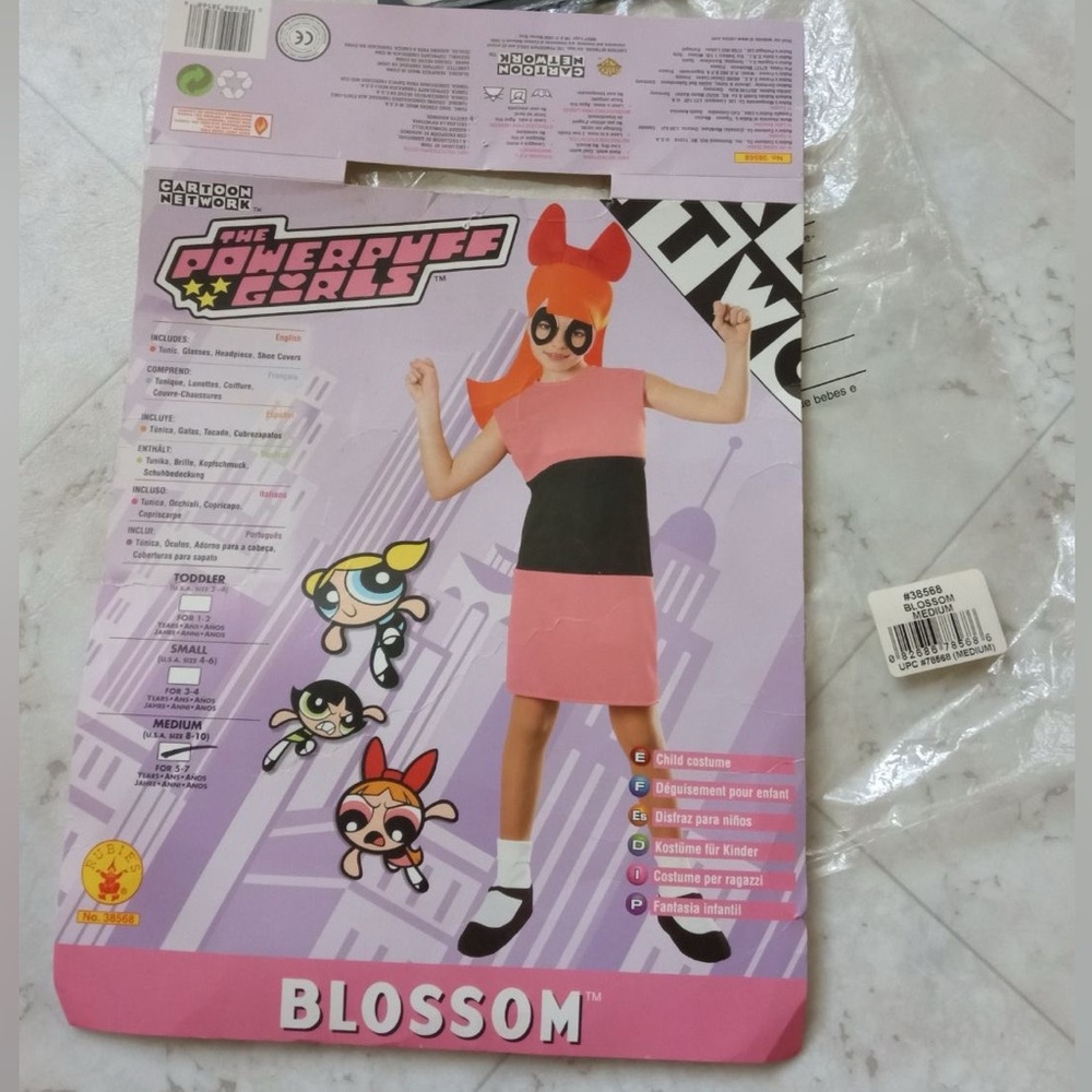 Rubies Masquerade Girls Costume - Blossom from the Powerpuff Girls